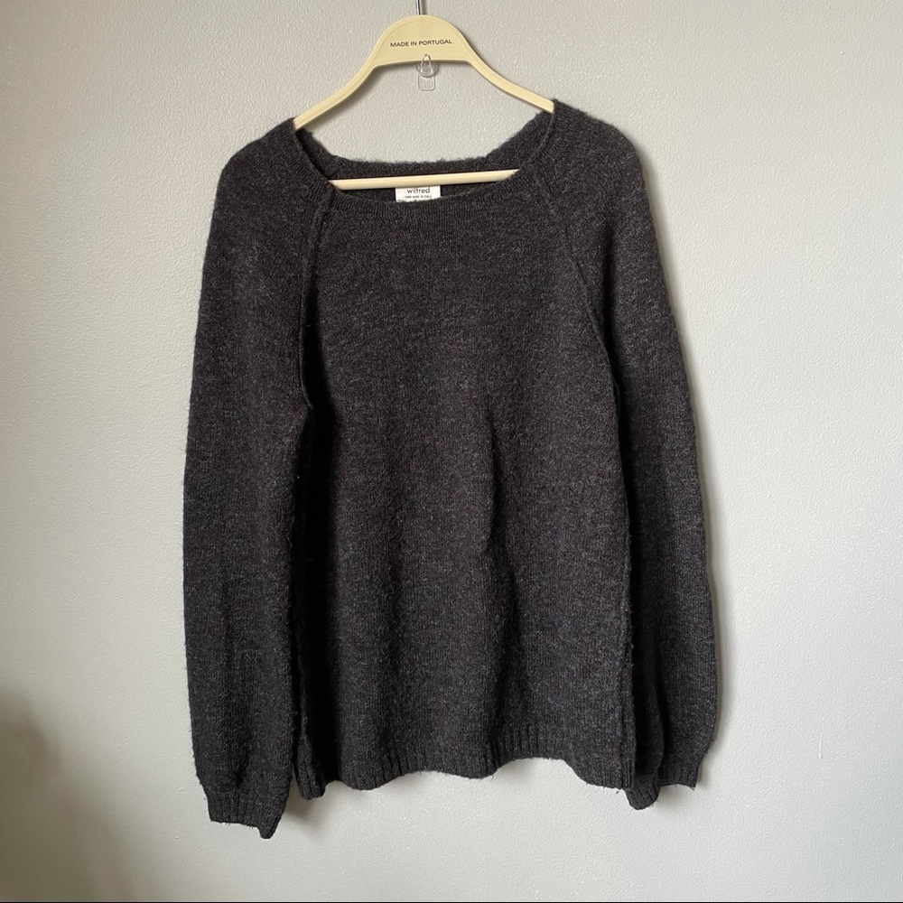 Wilfred wool/mohair blend oversize knit sweater